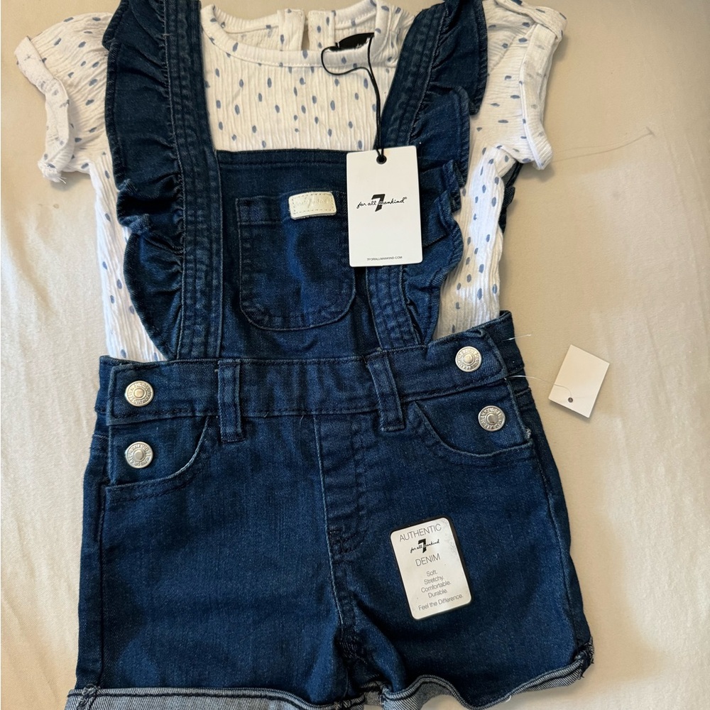 Denim Blue Kids Overalls by